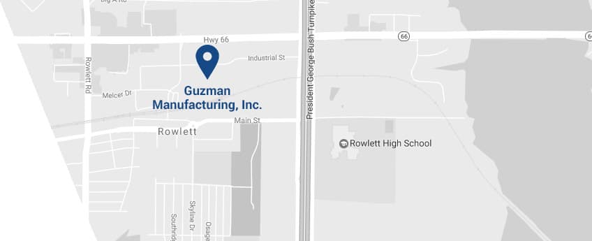 Locate Us in Google Maps - Guzman Manufacturing, Inc.